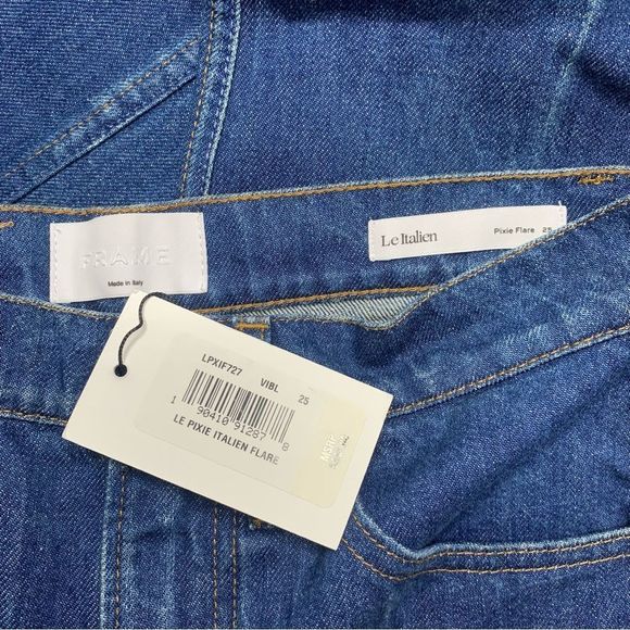 FRAME LE PIXIE ITALIEN FLARE JEANS - Picture 8 of 9